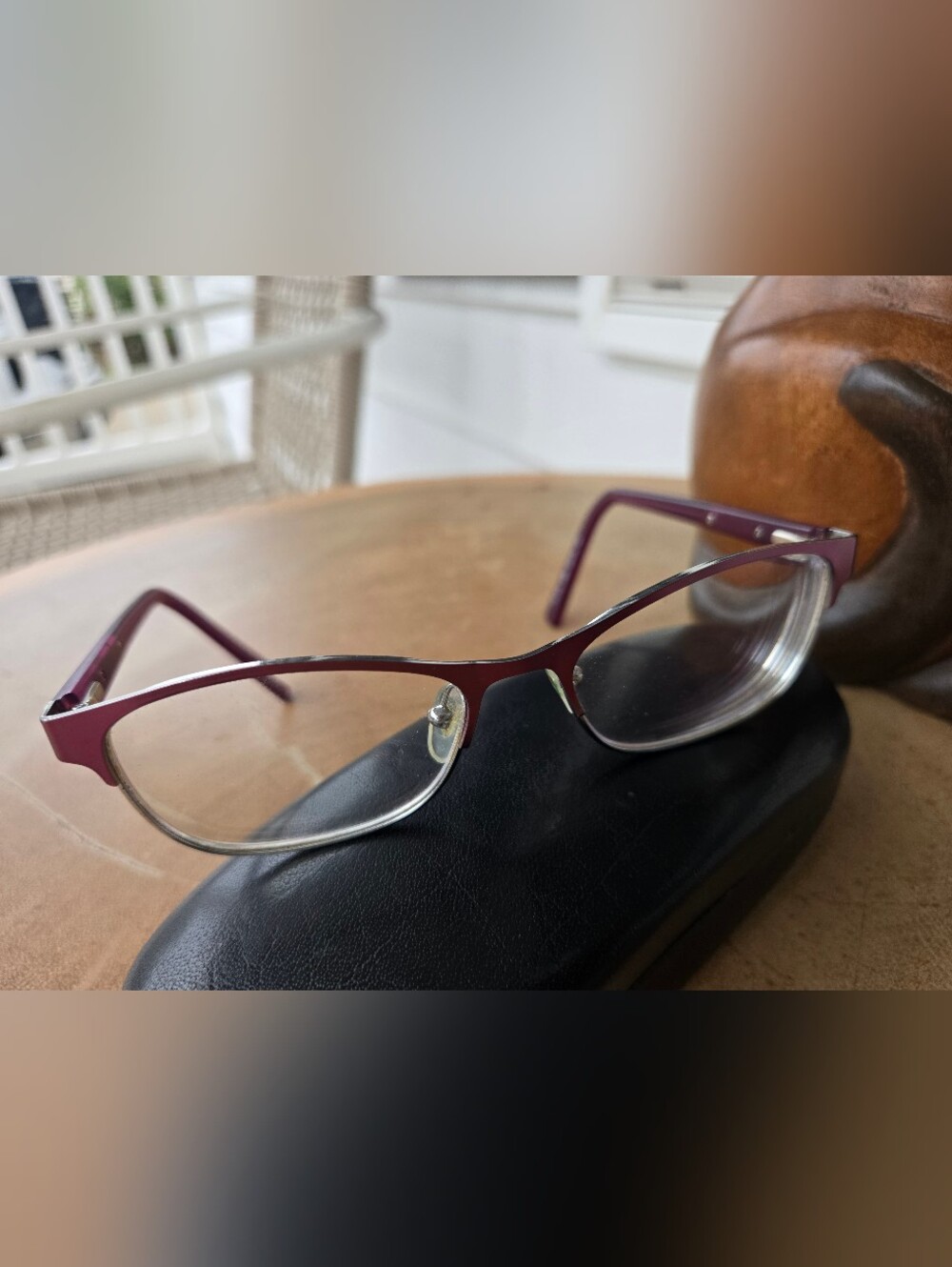 Armani Exchange AX 1010 6050 Satin Berry Jam Satin Silver Eyeglasses 53-16